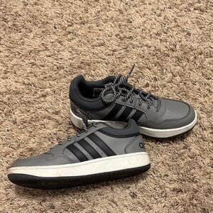 Adidas boy's Charcoal and Black Sneakers